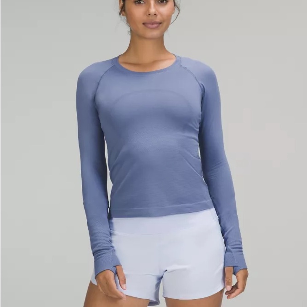 LULULEMON Swiftly Tech Cropped Long Sleeve Shirt 2.0